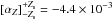 Mathematical equation: \hbox{$[\alpha_Z]_{-Z_{\rm s}}^{+Z_{\rm s}}=-4.4 \times 10^{-3}$}