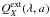 Mathematical equation: \hbox{$Q_X^{\rm ext}(\lambda,a)$}
