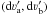 Mathematical equation: \hbox{$({\rm d} \varv'_{\rm a}, {\rm d} \varv'_{\rm b})$}