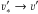 Mathematical equation: \hbox{$\varv'_{\ast} \rightarrow \varv'$}
