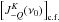 Mathematical equation: \hbox{$\left[ J^K_{-Q}(\nu_0) \right]_{\rm c.f.}$}