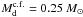 Mathematical equation: \hbox{$M_{\rm d}^{\rm c.f.}=0.25~M_\odot$}