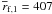 Mathematical equation: \hbox{$\overline{r}_{\rm f,1}=407$}