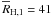 Mathematical equation: \hbox{$\overline{R}_{\rm H,1}=41$}