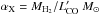 Mathematical equation: \hbox{$\alpha_{\rm X} = M_{{\rm H}_2}/L^{\prime}_{\rm CO}~M_{\odot}$}