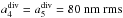 Mathematical equation: \hbox{$a_4^{\rm div}=a_5^{\rm div}=80\text{ nm rms}$}