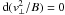 Mathematical equation: \hbox{${\rm d}(v_\perp^2/B) = 0$}