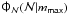 Mathematical equation: \hbox{$\mathsf \Phi_{\cal N}({\cal N} | \textit{m}_{\mathsf{max}})$}