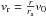 Mathematical equation: \hbox{$v_{\mathrm{r}}=\frac{r}{r_{\mathrm{a}}}v_0$}