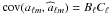 Mathematical equation: \hbox{$\cov(a_{\ell m},\widehat a_{\ell m}) = B_\ell C_\ell$}