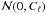 Mathematical equation: \hbox{$\mathcal N(0,C_\ell)$}