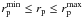 Mathematical equation: \hbox{$r_{\rm p}^{\rm min} \leq r_{\rm p} \leq r_{\rm p}^{\rm max}$}