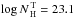 Mathematical equation: \hbox{$\log N_{\rm\,H}^{\rm\,T}=23.1$}