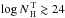 Mathematical equation: \hbox{$\log N_{\rm\,H}^{\rm\,T}\gtrsim 24$}