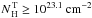 Mathematical equation: \hbox{$N_{\rm\,H}^{\rm\,T} \geq 10^{23.1}~\rm cm^{-2}$}
