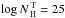 Mathematical equation: \hbox{$\log N_{\rm\,H}^{\rm\,T}=25$}