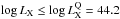 Mathematical equation: \hbox{$\log L_{\mathrm{X}}\leq \log L_{\mathrm{X}}^{\mathrm{Q}}=44.2$}