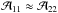 Mathematical equation: \appendix \setcounter{section}{1} \begin{eqnarray} \left. N^{\rm min}_{11}\right|_{\eta=1} \leq N_{11} \leq \left. N^{\rm max}_{11}\right|_{\eta=\eta_{\rm min}}. \label{Eq15b} \end{eqnarray}