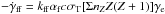 Mathematical equation: \hbox{$-\dot \gamma_{\rm ff} = k_{\rm ff}\alpha_{\rm f} c\sigma_{\rm T}[\Sigma n_Z Z(Z+1)]\gamma_{\rm e}$}