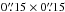 Mathematical equation: \hbox{$0\farcs 15 \times 0\farcs 15$}