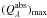Mathematical equation: \hbox{$(Q^{\rm abs}_\lambda)_{\max}$}