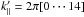 Mathematical equation: \hbox{$k'_{\parallel}=2 \pi [0\cdots14 ] $}
