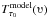 Mathematical equation: \hbox{$T_{\tau_{0}}^{\rm model}(\upsilonup )$}