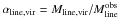 Mathematical equation: \hbox{$\alpha_{\rm line,vir} = M_{\rm line,vir} / M_{\rm line}^{\rm obs} $}
