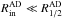 Mathematical equation: \hbox{$R^{\rm {AD}}_{\rm{in}} \ll R^{\rm AD}_{1/2}$}
