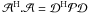 Mathematical equation: \hbox{$\mathcal{A}^{\rm H}.\mathcal{A}=\mathcal{D}^{\rm H}\mathcal{P}\mathcal{D}$}