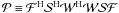 Mathematical equation: \hbox{$\mathcal{P}\equiv\mathcal{F}^{\rm H}\mathcal{S}^{\rm H}\mathcal{W}^{\rm H} \mathcal{W}\mathcal{S}\mathcal{F}$}