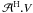 Mathematical equation: \hbox{$\mathcal{A}^{\rm H}.V$}