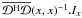 Mathematical equation: \hbox{$\overline{\mathcal{D}^{\rm H}\mathcal{D}}(x,x)^{-1}.I_x$}