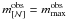 Mathematical equation: \hbox{$m_{[{\cal N}]}^{\mathrm{obs}} = m_\mathrm{max}^{\mathrm{obs}}$}