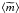 Mathematical equation: \hbox{$\langle \widetilde{m} \rangle $}