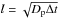 Mathematical equation: \hbox{$l= \sqrt{D_{\rm p}\Delta t}$}