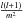 Mathematical equation: \hbox{$\frac{l(l+1)}{m^2}$}