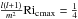 Mathematical equation: \hbox{$\frac{l(l+1)}{m^2}{\mathrm{Ri}_{\rm c}}_{\max}=\frac{1}{4}$}