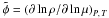Mathematical equation: \hbox{$\tilde\phi=\left(\partial \ln \rho/\partial \ln \mu\right)_{P,\,T}$}