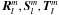Mathematical equation: \hbox{$\vec R_l^m,\vec S_l^m,\vec T_l^m$}