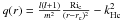 Mathematical equation: \hbox{$q(r)=\frac{l(l+1)}{m^2}\frac{\mathrm{Ri}_{\rm c}}{(r-r_{\rm c})^2}-k_{\rm Hc}^2$}