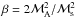 Mathematical equation: \hbox{$\beta = 2{\cal M}^2_\mathrm{A} / {\cal M}^2_\mathrm{s}$}