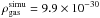 \hbox{$\rho_{\rm gas}^{\rm simu}=9.9\times10^{-30}$}