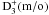Mathematical equation: \hbox{$\rm D_3^+(m/o)$}