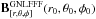 Mathematical equation: \hbox{$\vec{B}^{\rm GNLFFF}_{[r,\theta,\phi]}(r_0,\theta_0,\phi_0)$}