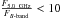 Mathematical equation: \hbox{$\frac{F_{\rm 5.0~GHz}}{F_{B \text- \rm band}}<10$}