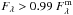 Mathematical equation: \hbox{$F_\lambda > 0.99\; F_\lambda^{\rm{m}}$}