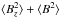 Mathematical equation: \hbox{$\langle B^2_{z} \rangle + \langle B^2 \rangle$}