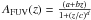 Mathematical equation: \hbox{${A_{\rm FUV} (z) =\frac{(a+bz)}{1+(z/c)^d}}$}
