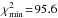 \hbox{$\chi^2_\mathrm{min}\!=\!95.6$}